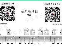<b>胡66《后來遇見他》吉他譜_G調高清六線譜</b>