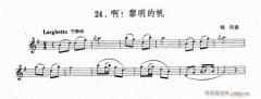 小提琴 啊黎明的帆