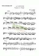 A大調變奏曲(獨奏) 弦樂類 小提琴