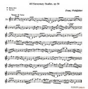 40首小提琴初級技巧練習曲之19