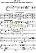 肖邦大波蘭舞曲opus22-鋼琴譜(鋼琴曲)-肖邦-chopi