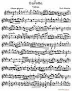 Gavotte（加沃特舞曲）小提琴譜