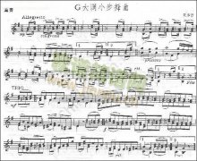 貝多芬《G大調小步舞曲》重奏曲