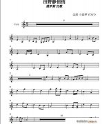 田野靜悄悄（改編 ）小提琴譜