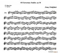 40首小提琴初級技巧練習曲之23