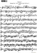 Violin Sonata No 7 in C Minor Op 30 No 2小提琴譜