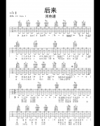吻和淚吉他譜(周子寒)吻和淚彈唱六線譜
