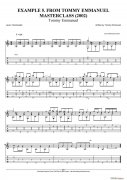 tommy emmanuel masterclass example-5（指彈吉他）