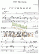 konck’in on the heavens door吉他譜( 六線譜)-
