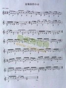 金瓶似的小山獨奏曲（五線譜）