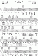 大花轎 免費彈唱吉他譜_六線譜